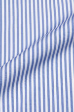 Medium Blue Texture Stripe | Easy Iron - Image 2