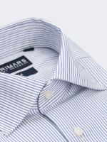 Light Blue Twill Stripe | Easy Iron - Image 4