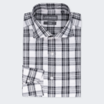 Black & White Plaid Shirt