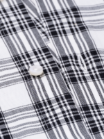 Black & White Plaid Shirt - Image 8