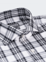 Black & White Plaid Shirt - Image 6