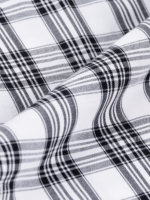 Black & White Plaid Shirt - Image 5