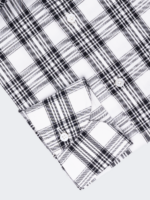 Black & White Plaid Shirt - Image 3
