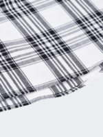 Black & White Plaid Shirt - Image 2