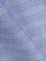 Blue Micro Grid Dress Shirt - Image 3