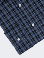 Navy Check Dress Shirt - Image 2