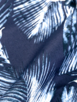 Navy Tropical Print Shirt - Image 3