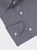 Charcoal Micro Check Dress Shirt - Image 2
